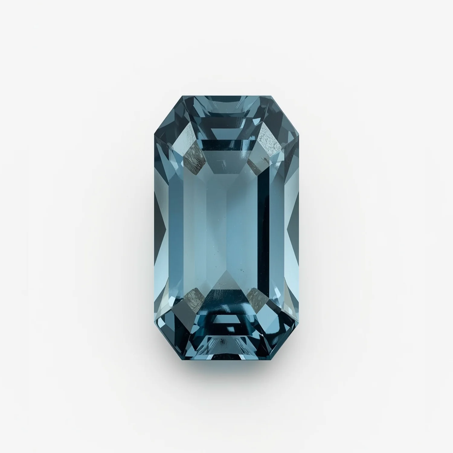 Swiss Blue Topaz 1PC Small 6x12 MM Baguette Faceted Blue Fine Semi Precious Loose Gemstone - Image 2