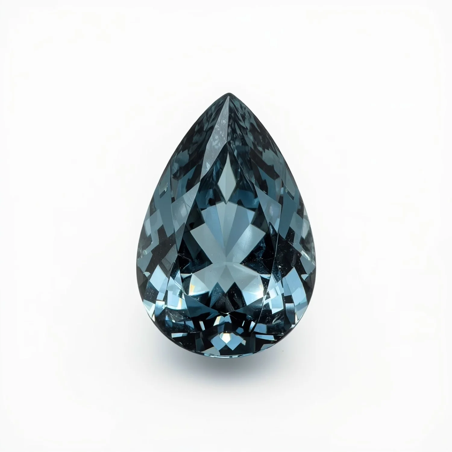 Swiss Blue Topaz 1PC Small 6x8 MM Pear Faceted Blue Splendid Semi Precious Gems - Image 2