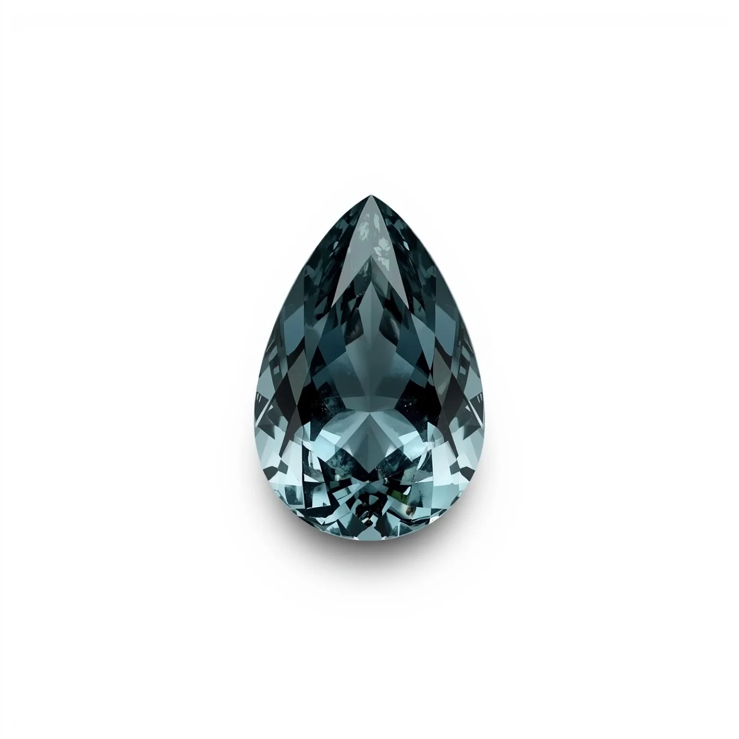 Swiss Blue Topaz 1PC Small 7x9 MM Pear Faceted Blue Lustrous Semi Precious Loose Gemstone