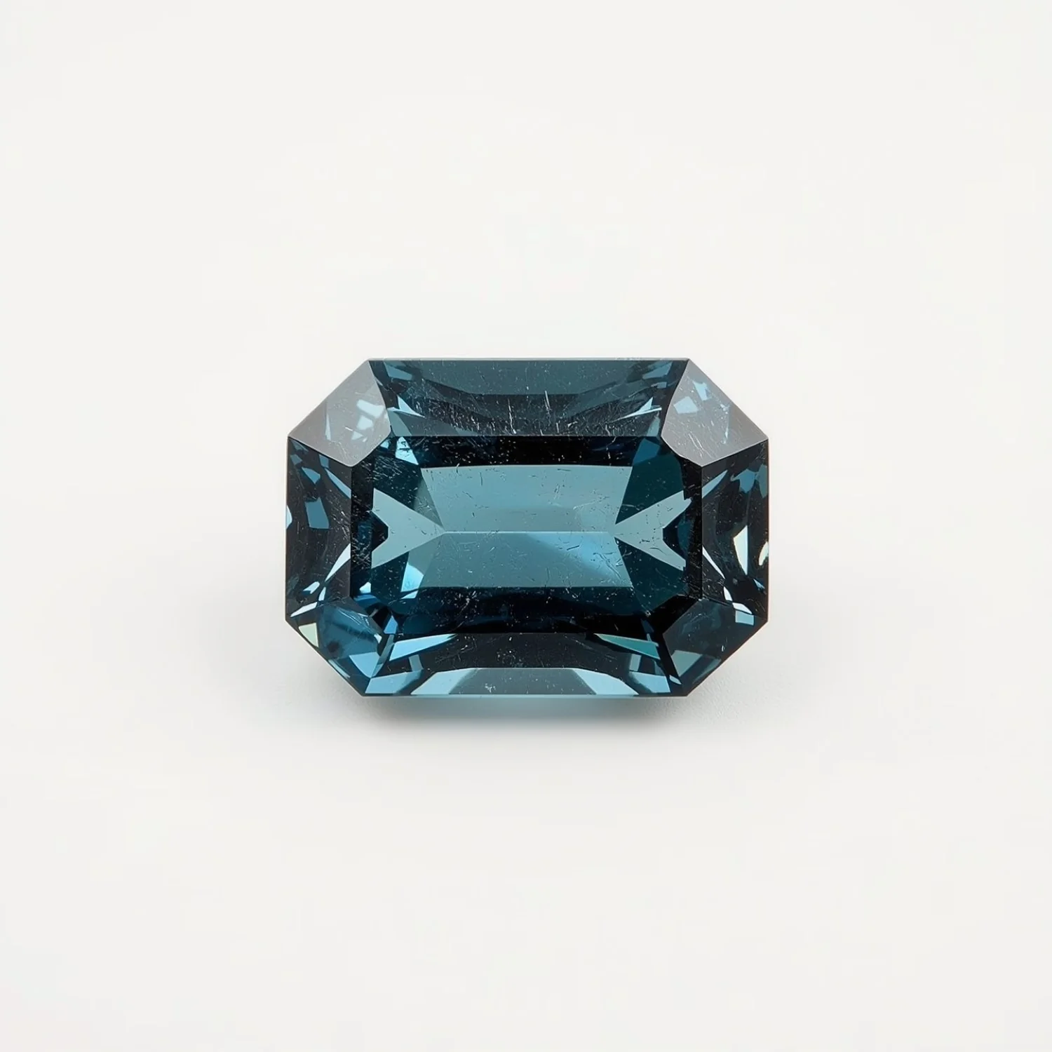 Swiss Blue Topaz 1PC Tiny 3x5 MM Emerald Faceted Blue Polished Semi Precious Loose Gemstones - Image 2