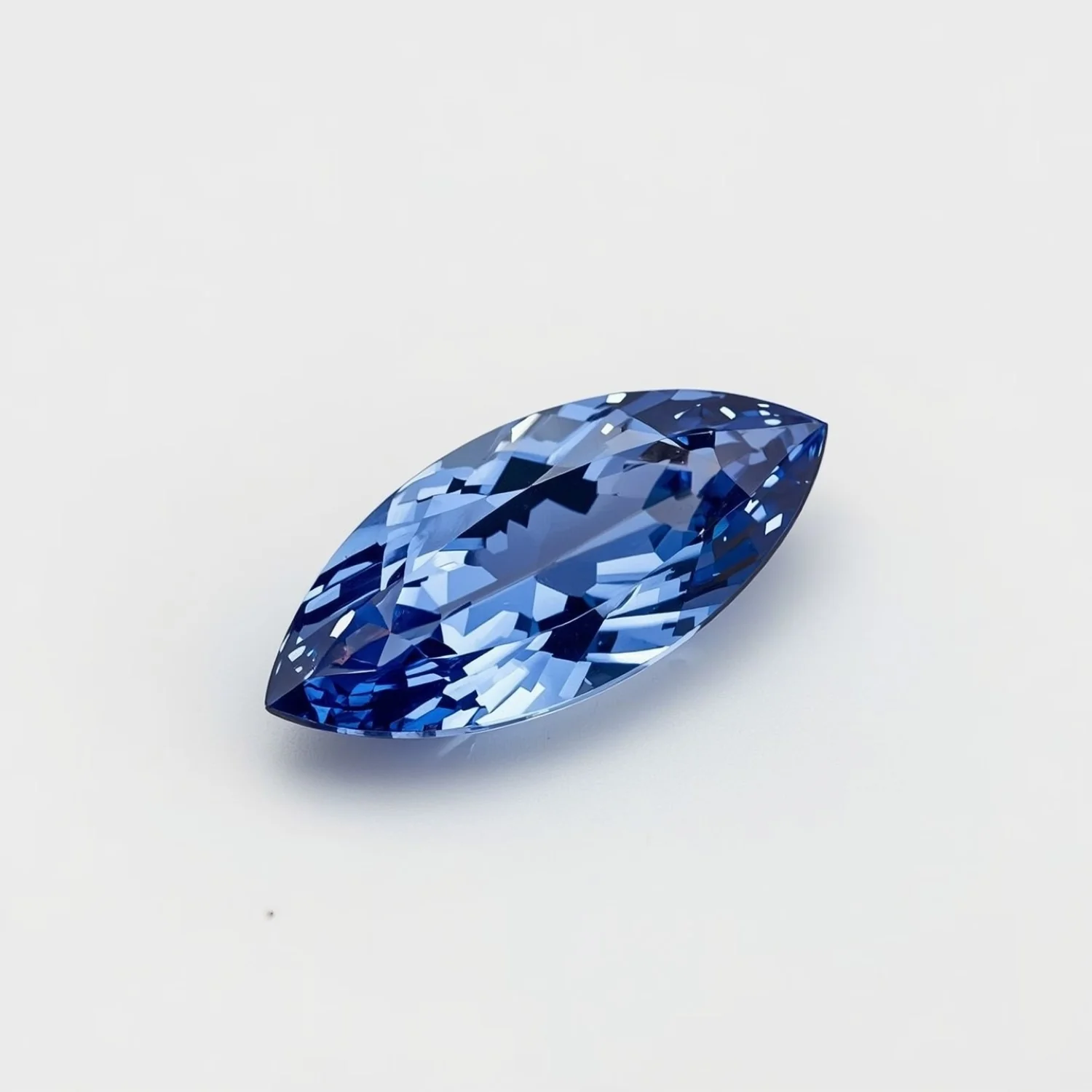 Tanzanite 10PC Tiny 2x4 MM Marquise Faceted Blue Lustrous Semi Precious Gems
