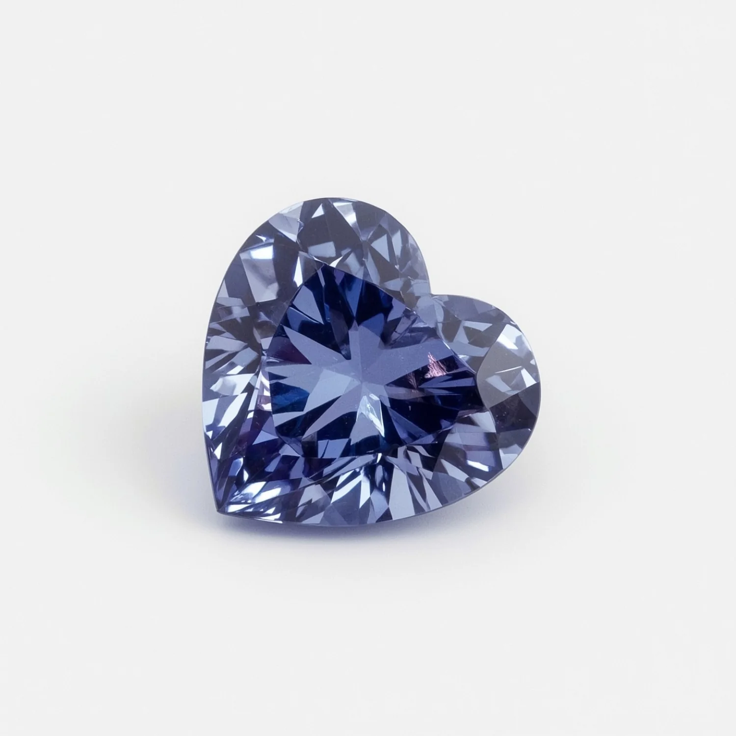 Tanzanite 10PC Tiny 4x4 MM Heart Faceted Blue Brilliant Semi Precious Loose Gems - Image 2