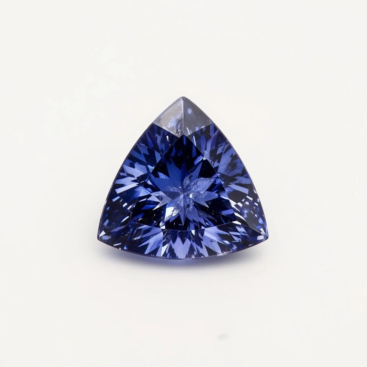 Tanzanite 10PC Tiny 4x4 MM Triangle Faceted Blue Brilliant Semi Precious Loose Gems - Image 2