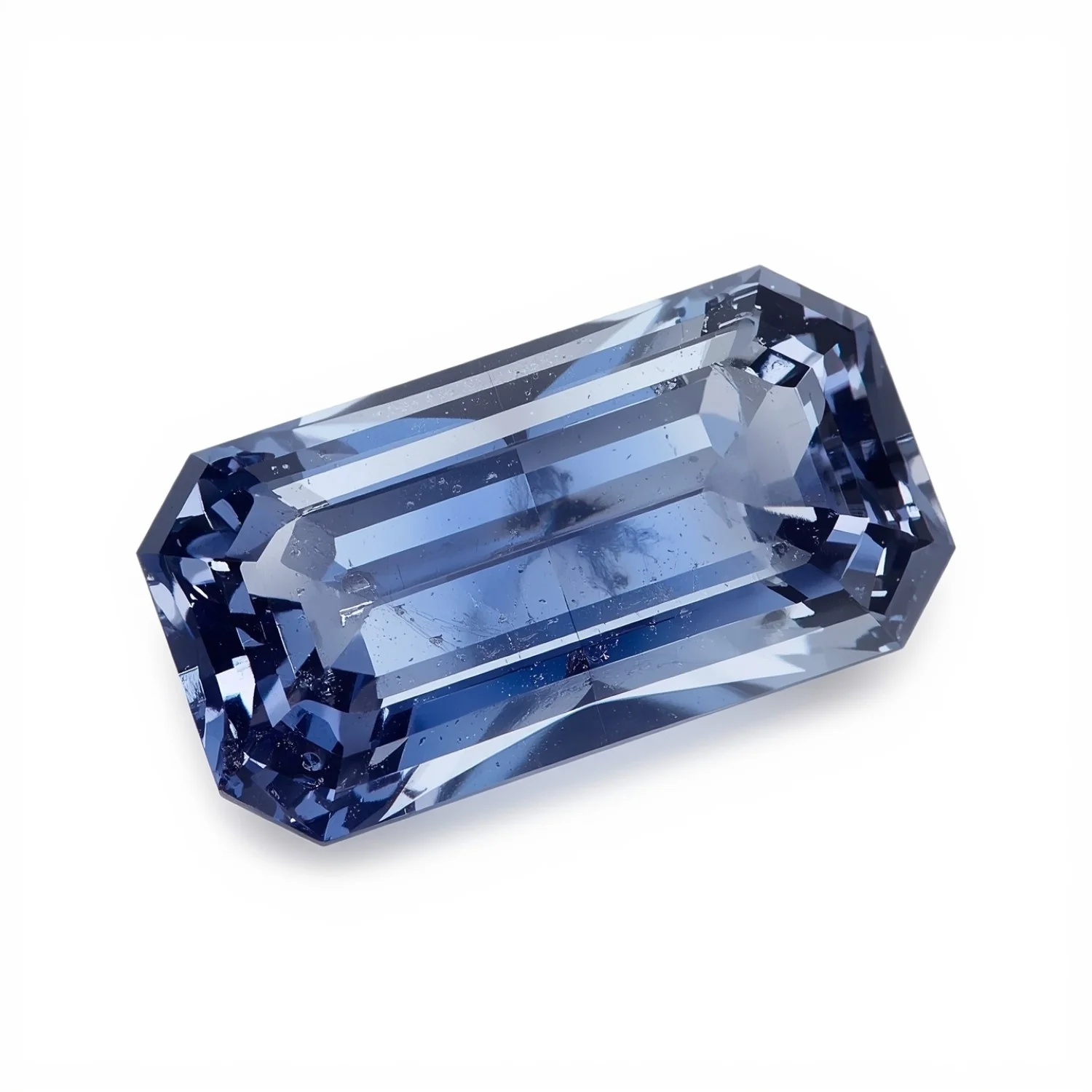 Tanzanite 1PC Chunky 10x20 MM Baguette Faceted Blue Lustrous Semi Precious Loose Gemstone
