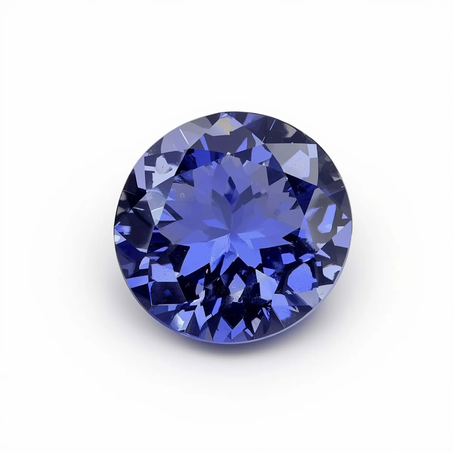 Tanzanite 1PC Chunky 15x15 MM Round Faceted Blue Superior Semi Precious Gems - Image 2