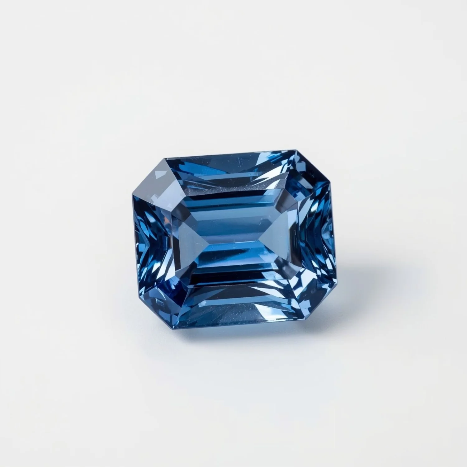 Tanzanite 1PC Large 10x12 MM Emerald Faceted Blue Fiery Semi Precious Gems - Image 2