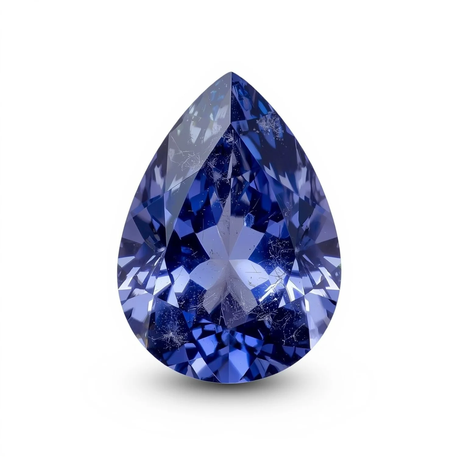 Tanzanite 1PC Large 10x12 MM Pear Faceted Blue Superior Semi Precious Loose Gemstone