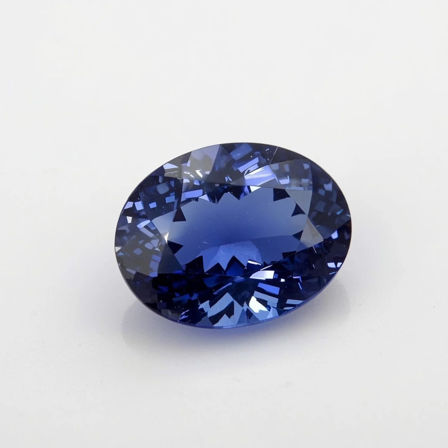 Tanzanite 1PC Large 10x14 MM Oval Faceted Blue Polished Semi Precious Loose Gems - Image 2