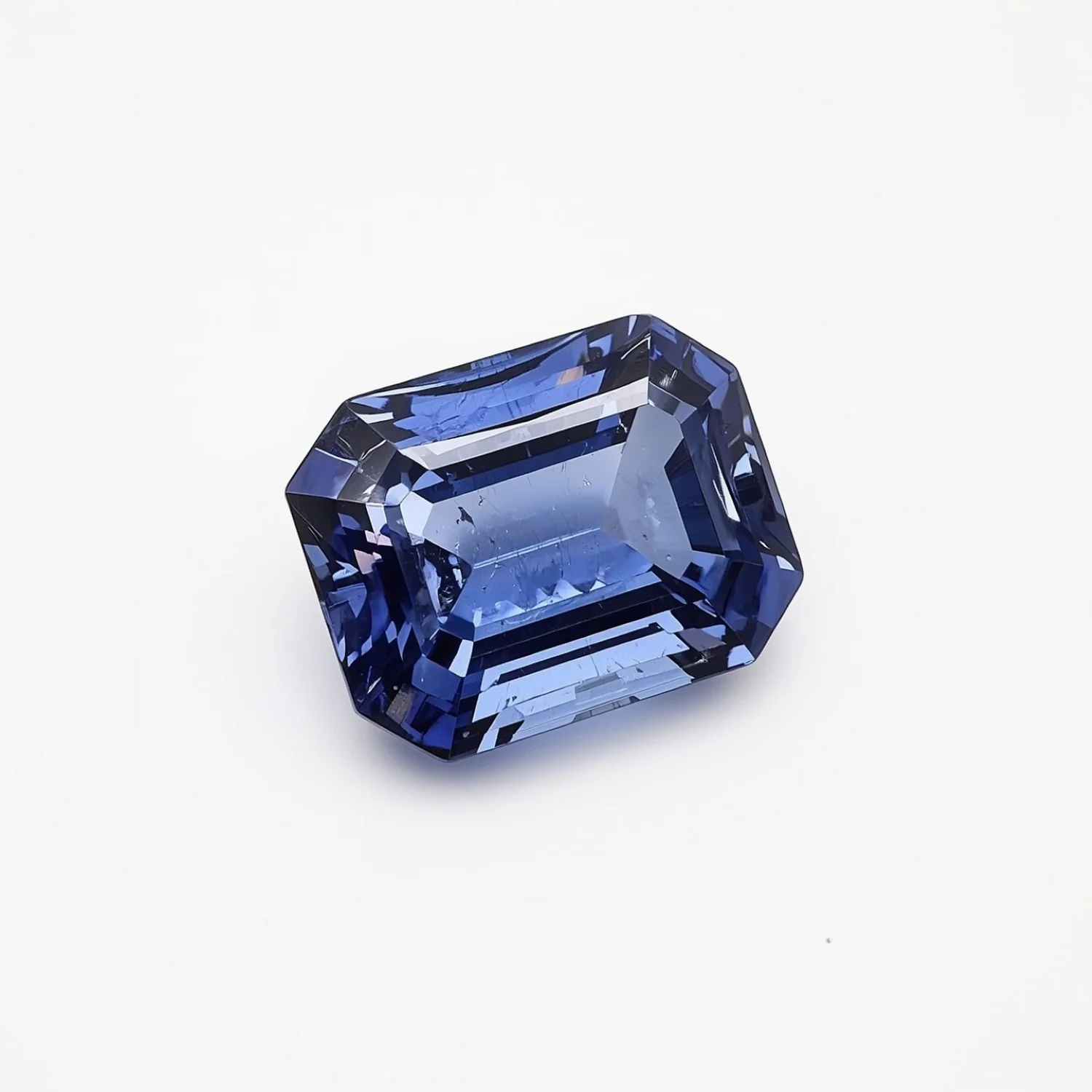 Tanzanite 1PC Large 8x12 MM Emerald Faceted Blue Pure Semi Precious Loose Gemstones - Image 2