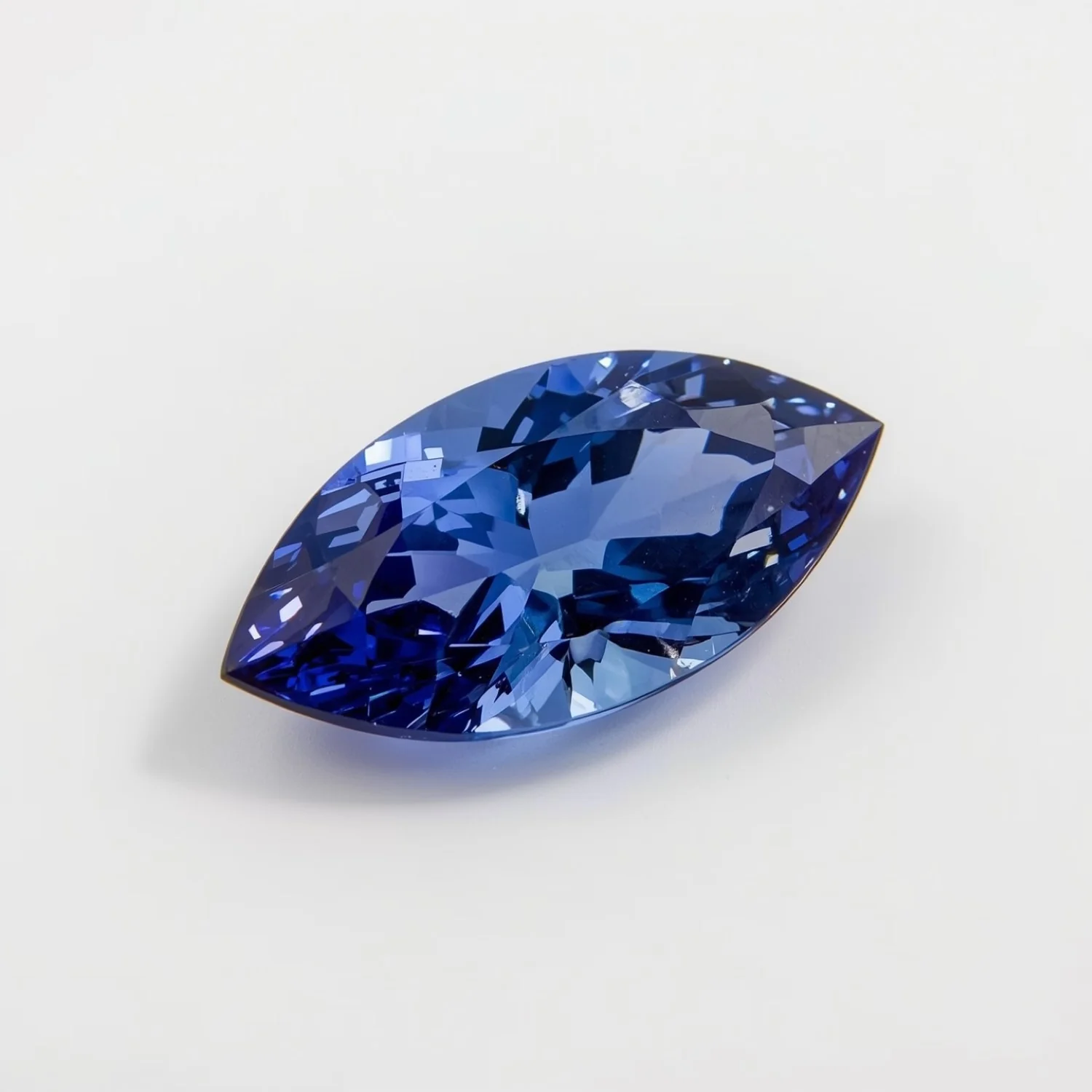 Tanzanite 1PC Large 8x16 MM Marquise Faceted Blue Pure Semi Precious Loose Gemstones - Image 2