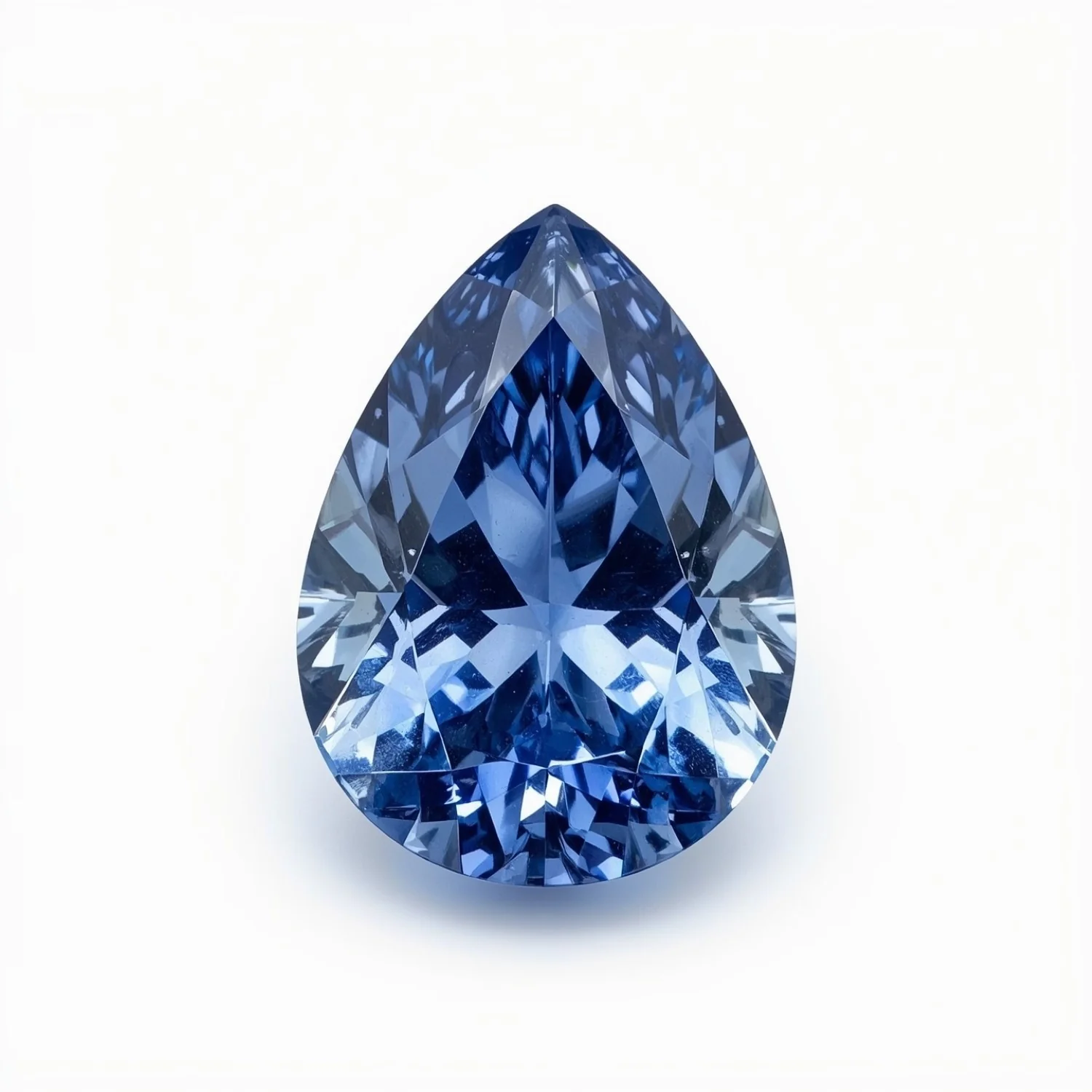Tanzanite 1PC Medium 8x10 MM Pear Faceted Blue High-Quality Semi Precious Loose Gemstones - Image 2