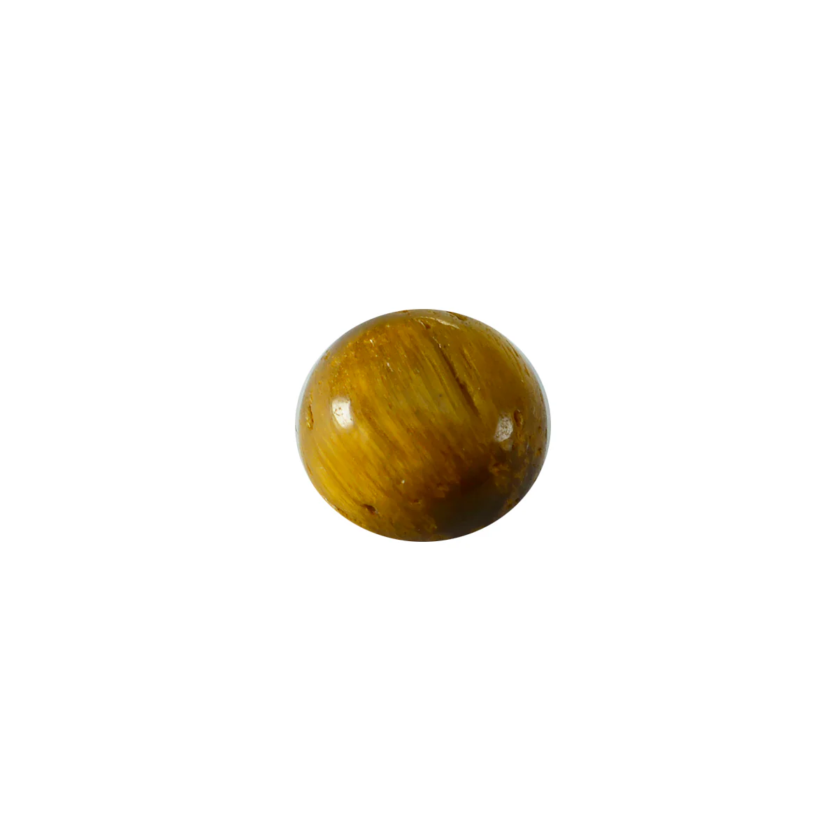 Tiger Eye 1PC Large 11x11 MM Round Cabochon Brown Polished semi Precious Loose Gems - Image 2