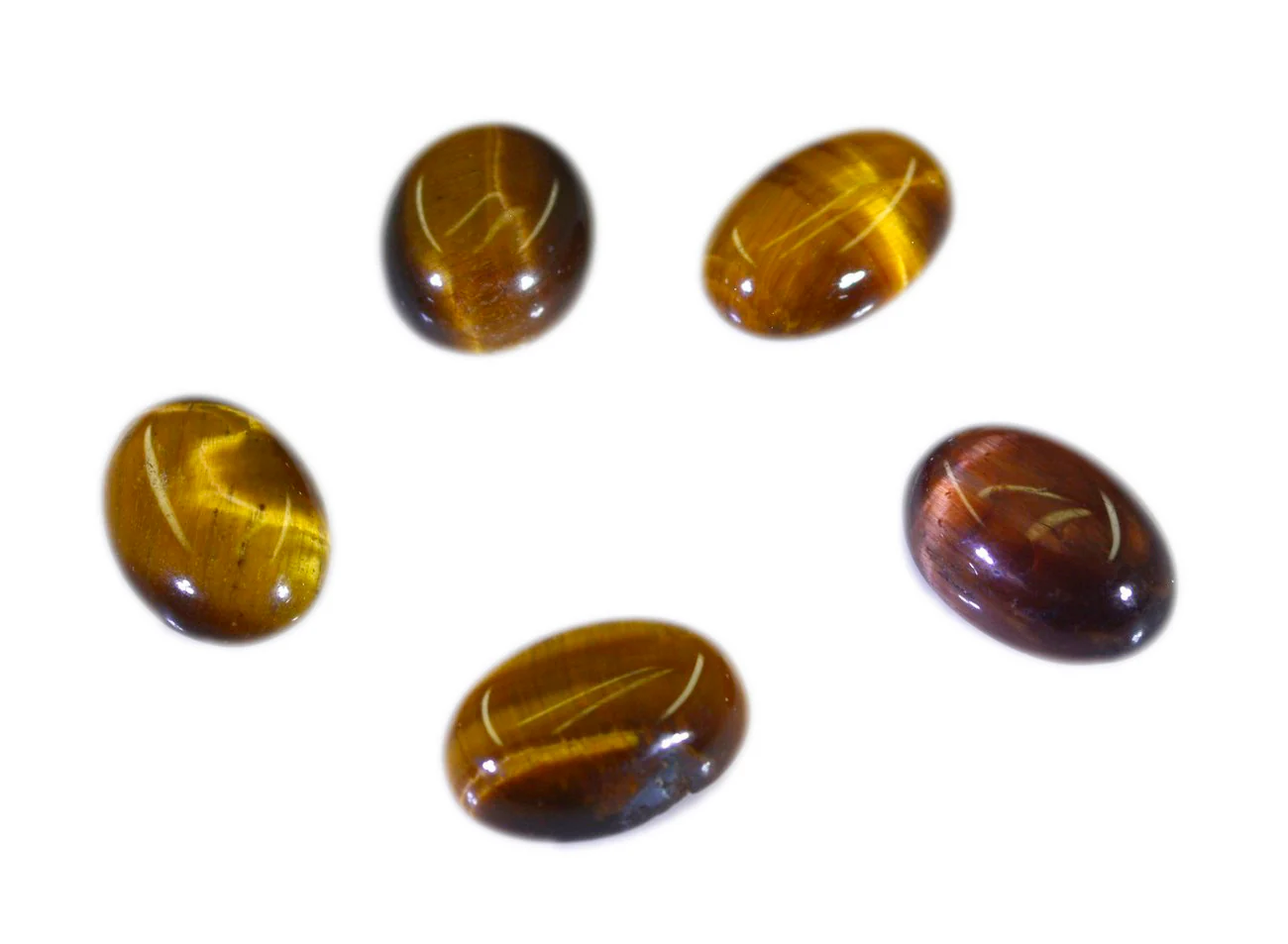 Tiger Eye 1PC Large 8x12 MM Oval Cabochon Brown Superior semi Precious Loose Gemstone - Image 2