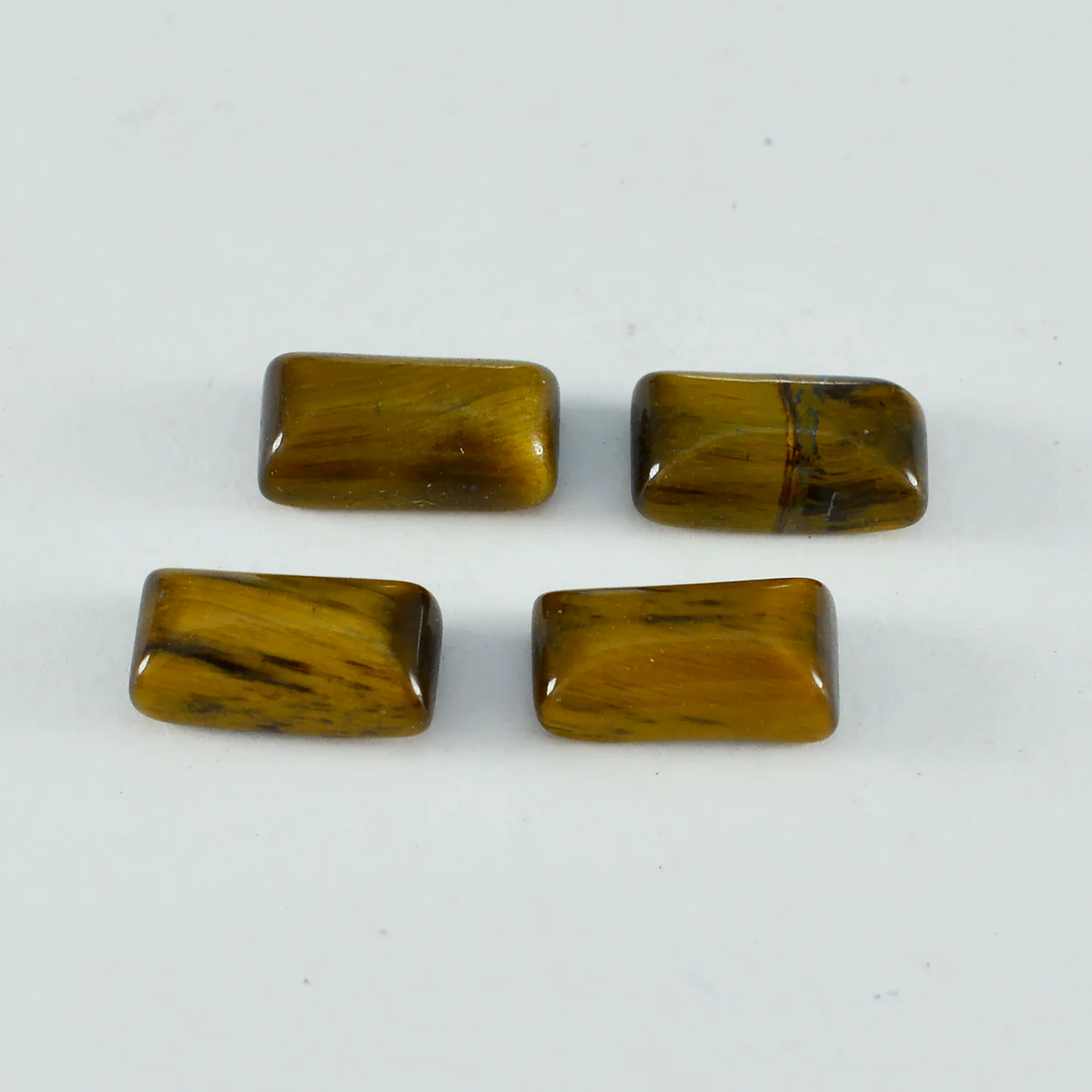 Tiger Eye 1PC Medium 7x14 MM Baguette Cabochon Brown Genuine semi Precious Precious Gemstone - Image 2