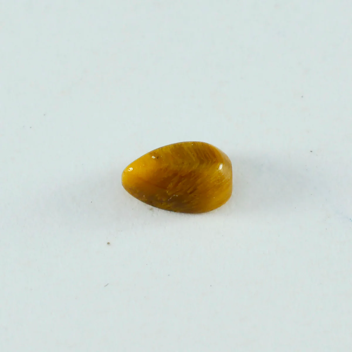 Tiger Eye 1PC Small 7x9 MM Pear Cabochon Brown Pure semi Precious Loose Gemstones