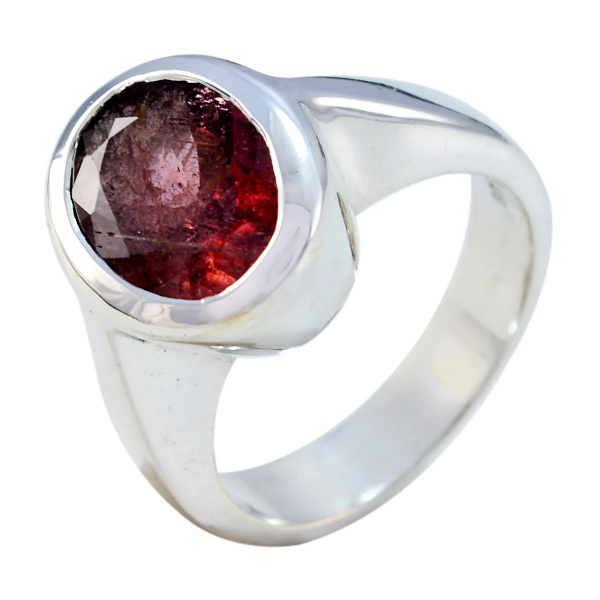 Tourmaline Solitaire Russian 925 Sterling Silver multicolor Gemstone Eye-catching propsel Ring Jewelry - Image 3