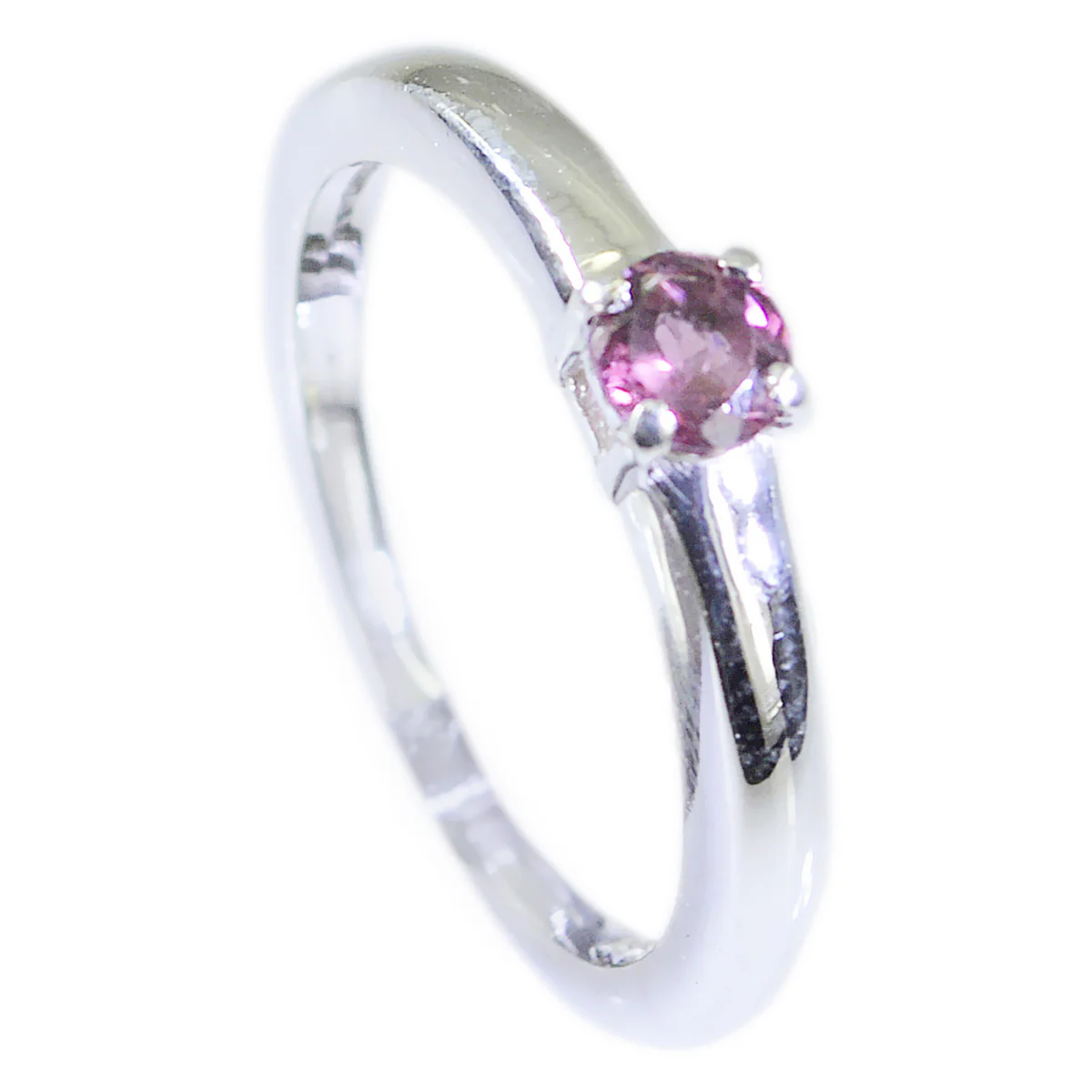 Tourmaline Solitaire Turkish 925 Silver multicolor Gems Elegant Fairytale Ring Jewelry - Image 2