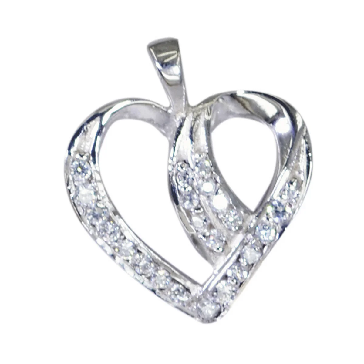 White CZ Dainty Middle Eastern 92.5 Silver multiple Lucy wedding White Pendant Jewellery - Image 3