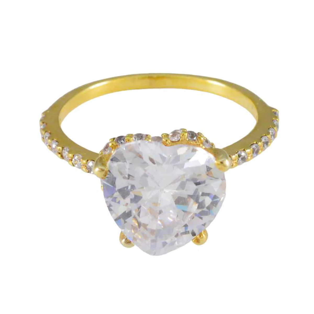 White CZ Halo Latin American 925 Sterling Silver White Gemstone Delicate Romantic Ring Jewellery