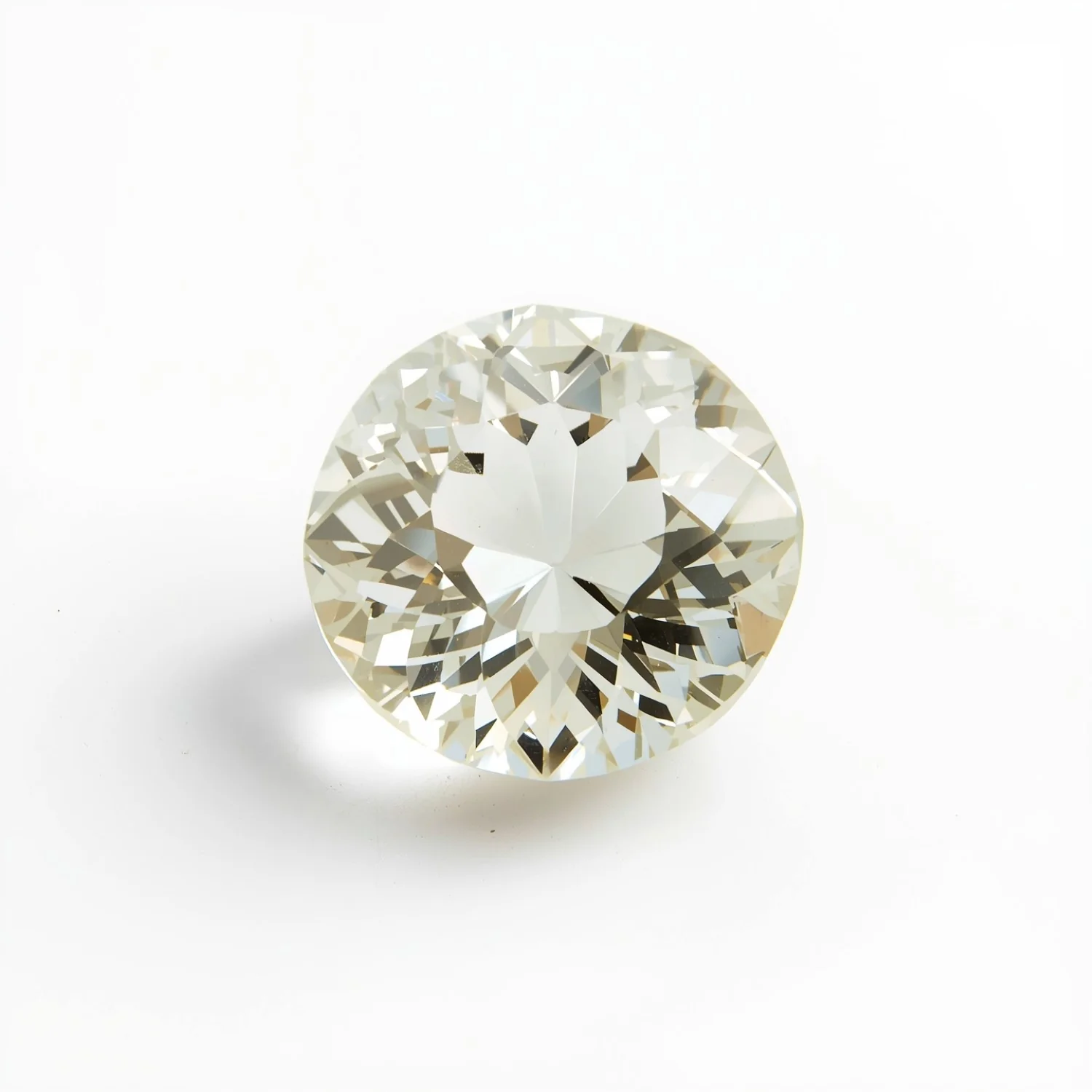 White Topaz 1PC Chunky 13x13 MM Round Faceted White Natural Semi Precious Gems - Image 2