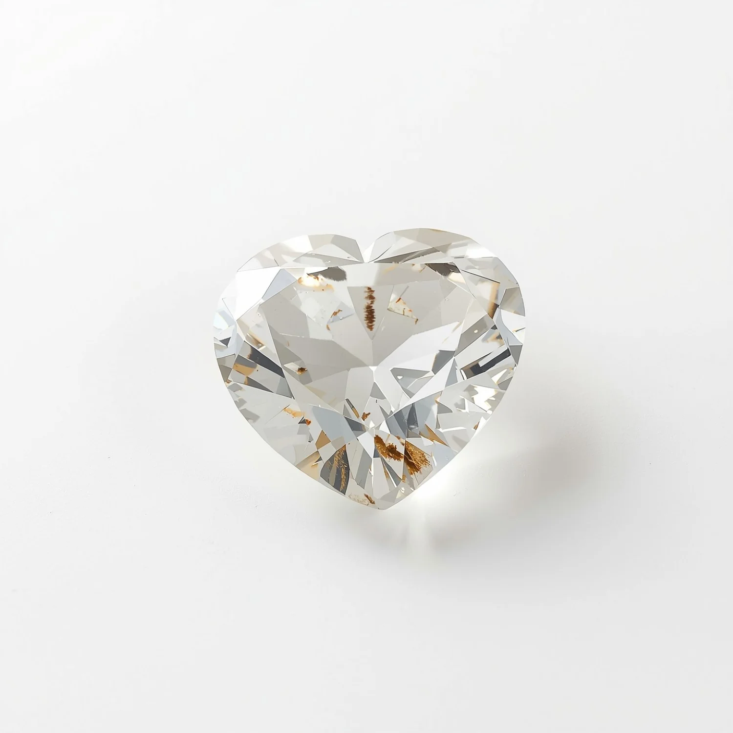 White Topaz 1PC Chunky 15x15 MM Heart Faceted White Superior Semi Precious Loose Gemstone - Image 2