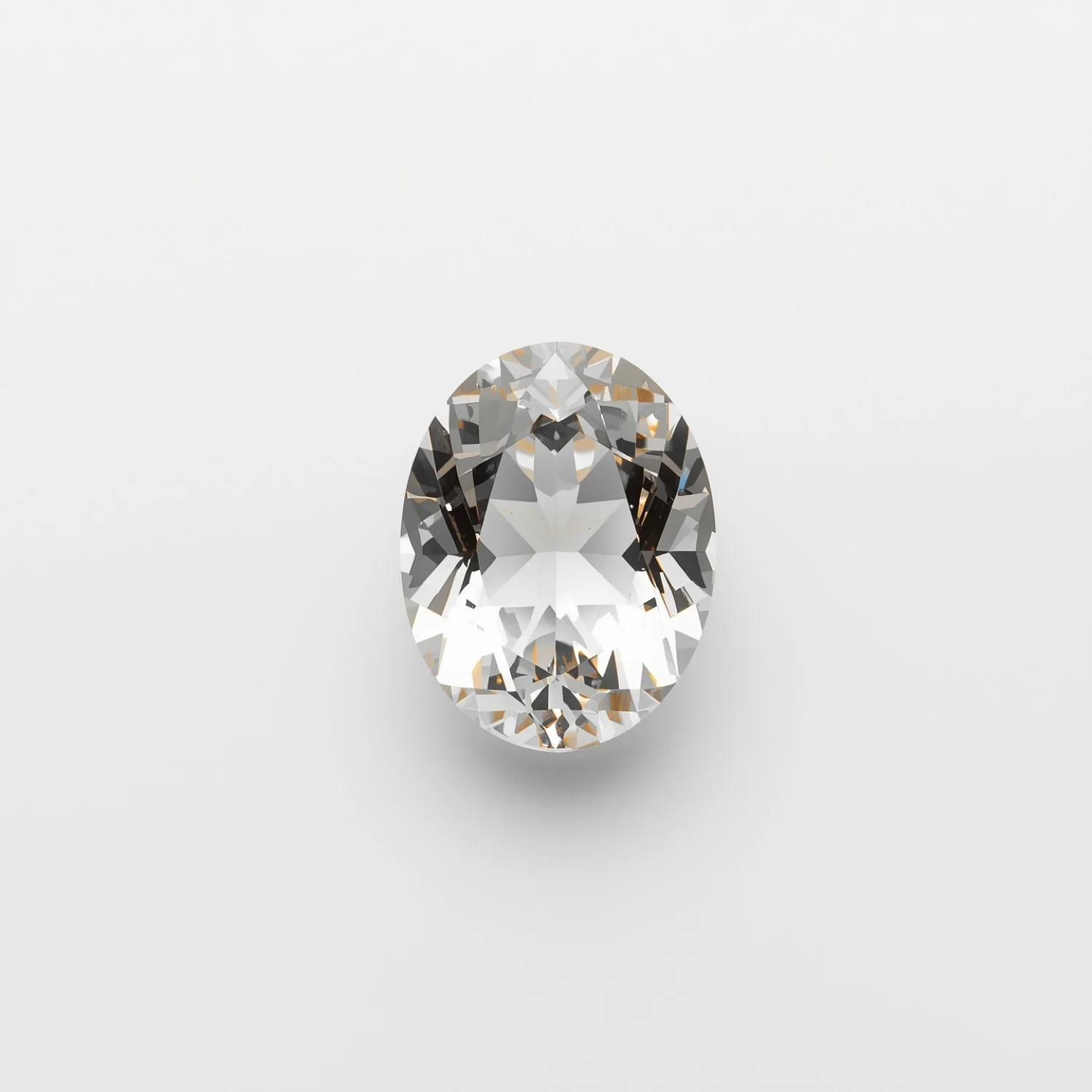 White Topaz 1PC Small 6x9 MM Oval Faceted White Genuine Semi Precious Loose Gems - Image 2