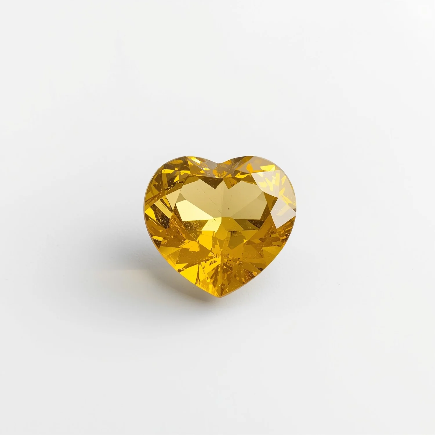 Yellow Sapphire 10PC Tiny 3x3 MM Heart Faceted Yellow Fiery Precious Gems