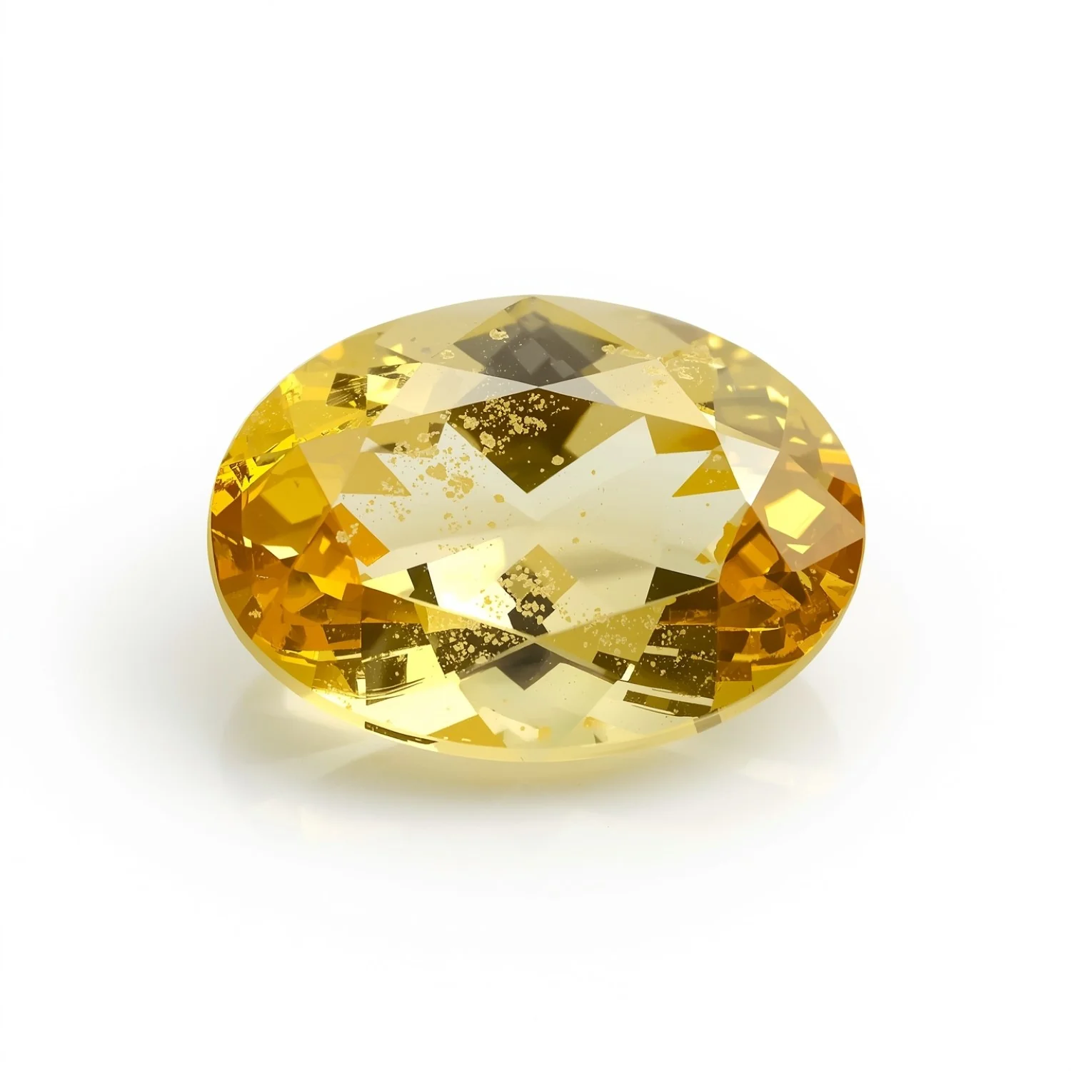 Yellow Sapphire 1PC Large 10x12 MM Oval Faceted Yellow Splendid Precious Loose Gemstone - Image 2