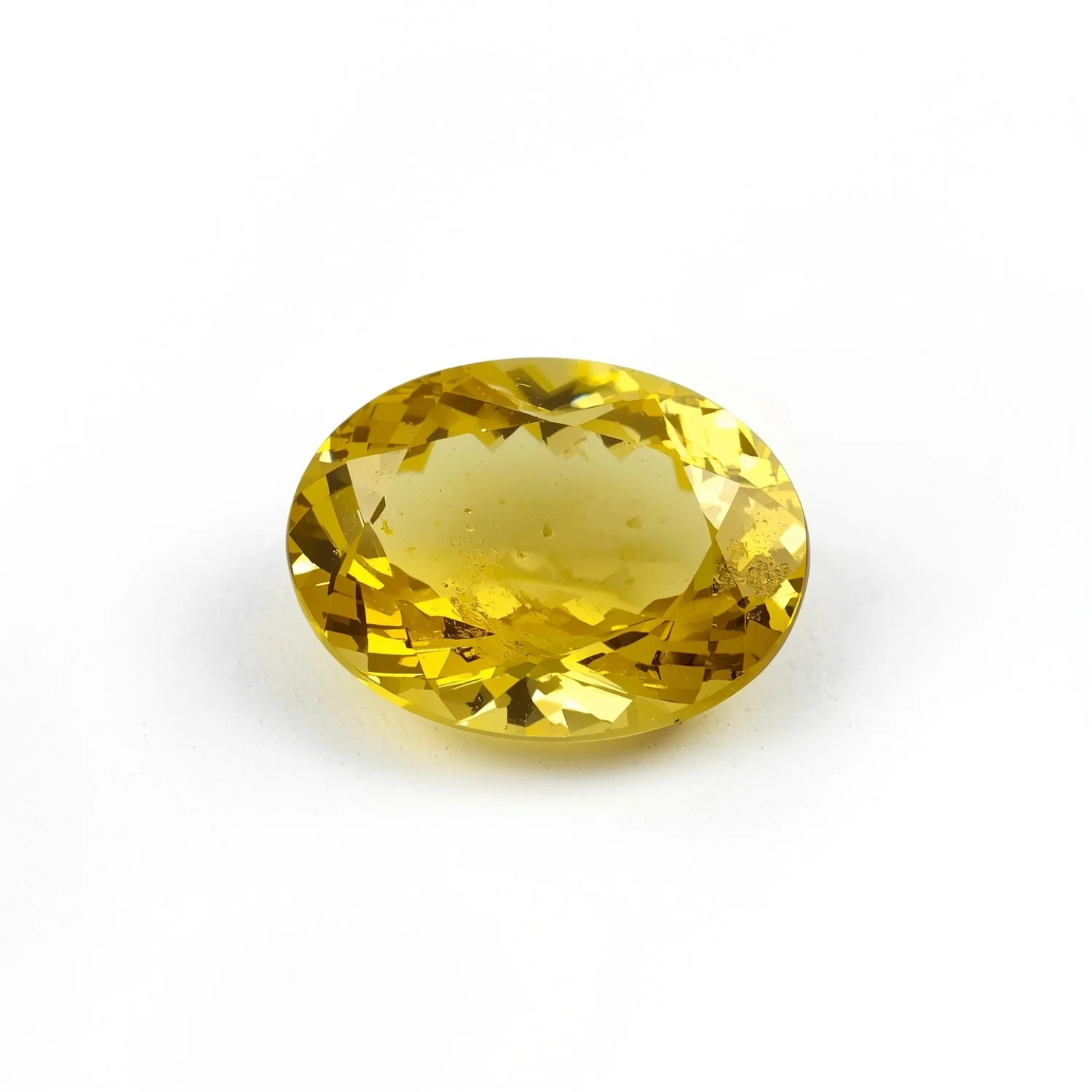 Yellow Sapphire 1PC Small 6x9 MM Oval Faceted Yellow Superior Precious Gems