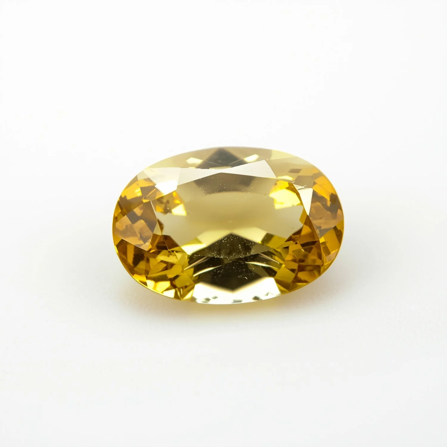 Yellow Sapphire 1PC Small 6x9 MM Oval Faceted Yellow Superior Precious Gems - Image 2